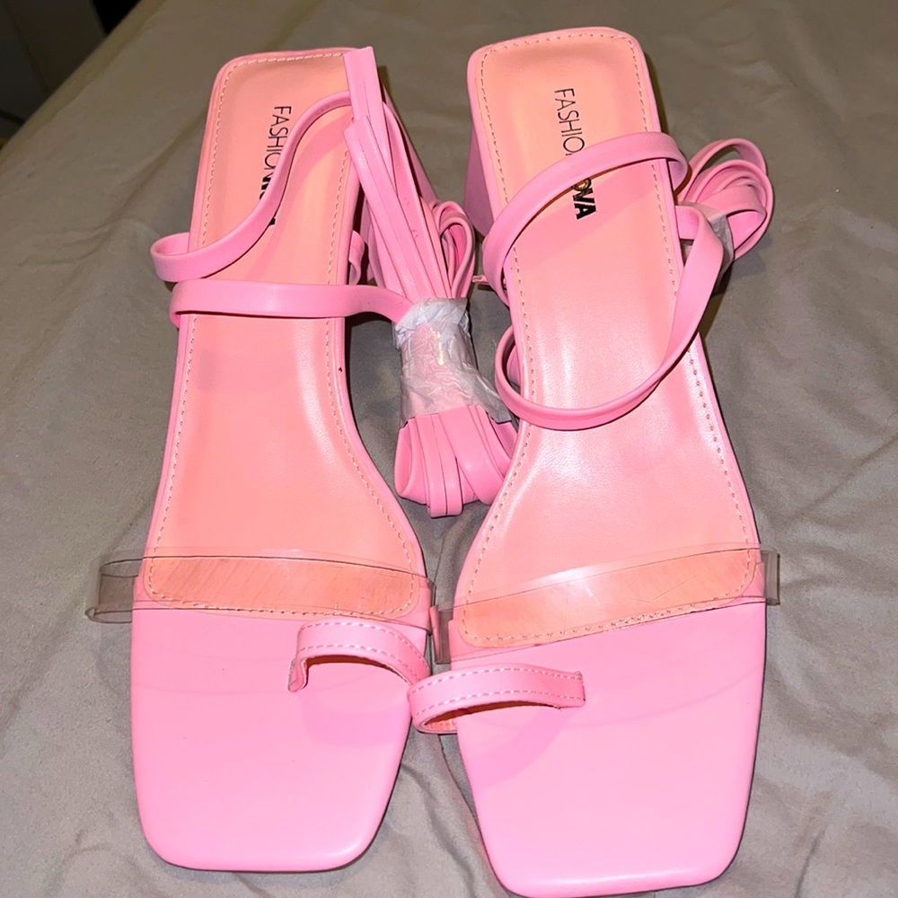 Fashion Nova pink shoes